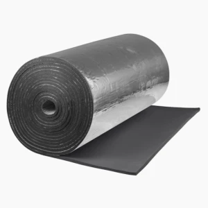 Рулон теплоизоляционный фольгированный из вспененного каучука K-FLEX 10x1000-20 ECO black ALU Рулон теплоизоляционный фольгированный из вспененного каучука K-FLEX 10x1000-20 ECO black ALU